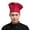 Wine Red, variant on Professional Stretchy Adjustable Men Cap Kitchen Cook Baker Catering Chef Hat