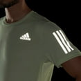 thumbnail image 4 of adidas Men's Own The Run T-Shirt Green Size Medium, 4 of 4