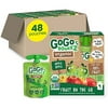 Gogo Squeez Organic Fruit On The Go, Apple Apple, 3.2 Oz. (48 Pouches) - Tasty Kids Applesauce Snacks Made From Organic Apples - Gluten Free Snacks For Kids - Nut & Dairy Free - Vegan Snacks