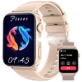 thumbnail image 1 of Montre Intelligente Compatible avec Android et iPhone Samsung, Montre Intelligente 1,91 Pieds' pour Hommes et Femmes, Plus de 100 Modes Sportifs Traqueur de Mise en Forme avec Réponse Passer des Appels/rappel de Messages, IP68 Étanche, Rose, 1 of 7