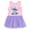 Pink, variant on Princess Ariel Big Girls Tulle Dress Toddler to Big Kid