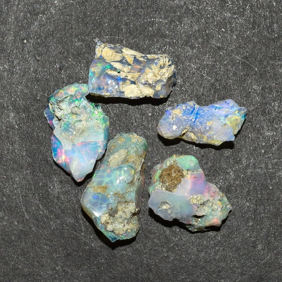 QNAVIC 30  carats AA  Natural Raw Ethiopian Fire Opal Rough Gemstone, Chakra Healing Crystal, Rough Crystals and Gemstone, October Birthstone Jewelry Making Supplies, DIY Gifts Art Crafts