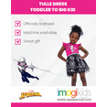 thumbnail image 4 of Marvel Spider-Man Spider-Gwen Ghost Spider Toddler Girls Tulle Dress Purple / Black 5T, 4 of 5