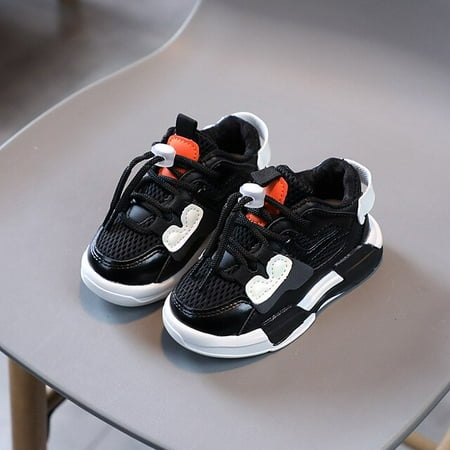 

DancePeanut Children Fashion Sneakers for Girls Boys Sports Shoes 1-6 Years Kids Casual Shoes Baby Toddler Breathable Running Shoes