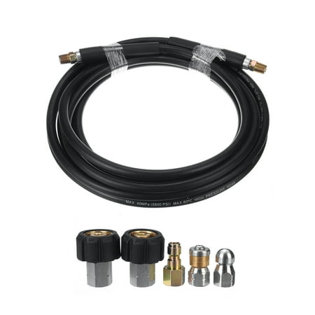 5800PSI 5m-30m Pressure Washer Hose Pipe Jet Wash Clean 40MPa For