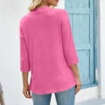 thumbnail image 6 of yillto Womens Summer Cardigan Cover ups 3/4 Sleeve Boho Beach Oversized Open Front Outwear Coverups, 6 of 7