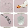 thumbnail image 4 of 60x84inches Light Pink Tablecloth Rectangular Solid Color Table Cloth Waterproof Fabric Table Cover for Kitchen Dining Patio Baby Shower Birthday Wedding Buffet Banquet Party Decorations, 4 of 7