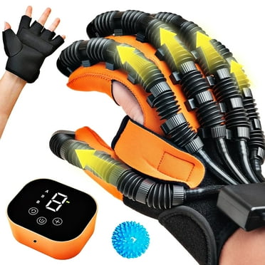 Hand Exerciser,Adjustable Rehabilitation Robotic Gloves,Hand Grip Strengthener and Finger Exercisers,Suitable for Stroke Therapy Equipment for Adults