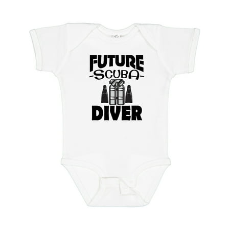 

Inktastic Future Scuba Diver Gift Baby Boy or Baby Girl Bodysuit