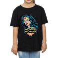 thumbnail image 3 of Wonder Woman T-Shirt Tête de Fille, 3 of 5
