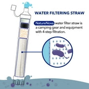 Personal Water Filter for Hiking, Camping, Travel, and Emergency Preparedness, 1 count