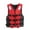 Red XXL, variant on Home Garden Adult Kayak Vest High Buoyancy Swim Vest Women's Men's Adjustable Safety Jacket Great For Boating, Swimming, Watersports, More