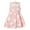 Pink, variant on Utoimkio Toddler Baby Girl Summer Outfits Overalls Floral Print Party Dress Summer Casual Princess Dresses