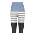 thumbnail image 5 of PMUYBHF Stretch Active Pants for Women Capris for Women Print Pants Bottom High Waist Drawstring Joggers Womens Scrub Pants Straight Leg Low Rise Wide Leg Cargo Pants for Women, 5 of 5