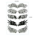 thumbnail image 2 of Black Angel Temporary Tattoos Sticker Fake Tattoos 2pcs, 2 of 2