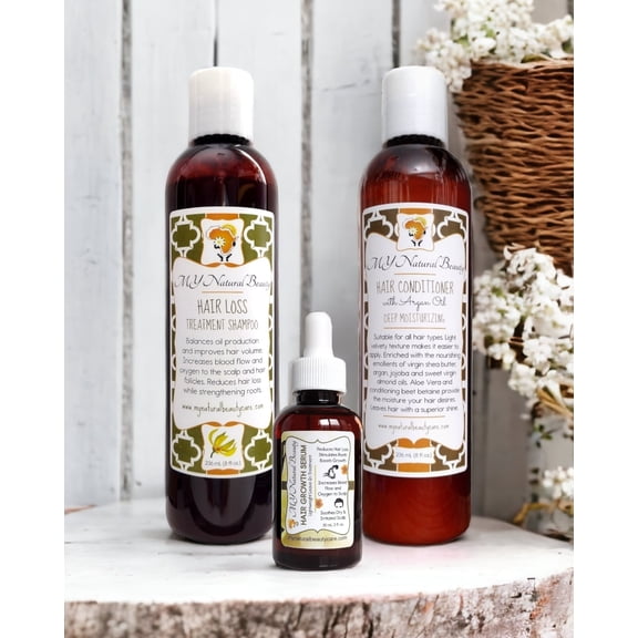 HAIR LOSS COMBO | SHAMPOO, CONDITIONER, GROWTH OIL