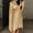 Gold, variant on BLTIBY Womens Sequin Dress Solid Color Long Sleeve Round Neck Cocktail Party Dress Fashion Casual Dresses Wedding Guest Dress Gold L