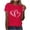 Red(New)F1, variant on PNTUTB Women's Fashion Valentine's Day Print Versatile Casual Loose Crew Neck Short Sleeve Red T Shirt