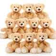 thumbnail image 1 of MorisMos 10 Packs Teddy Bear Baby Shower Bulk Teddy Bear Stuffed Animals, 1 of 9