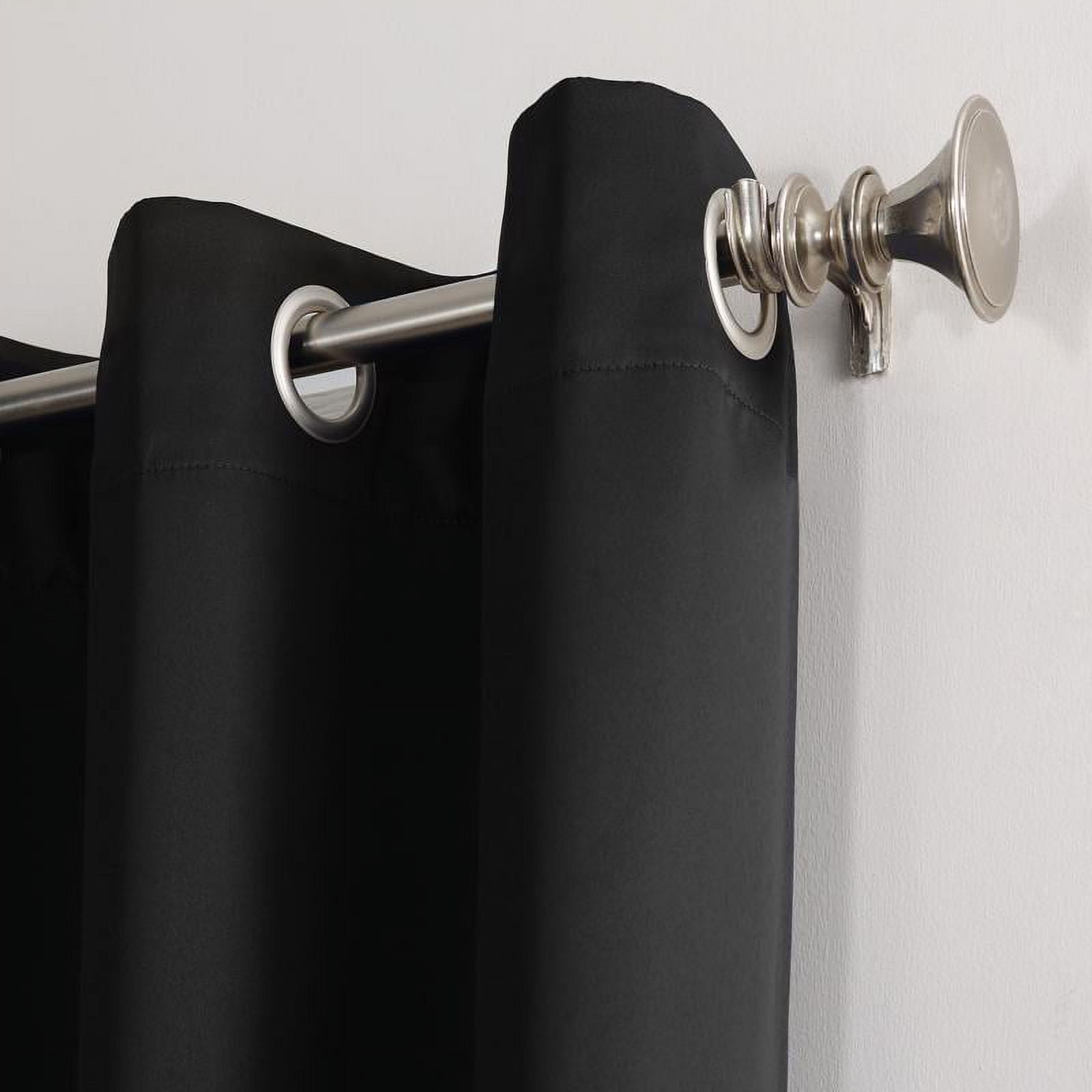 Sun Zero 6006037 80 x 84 in. Norwich Black Blackout Curtains