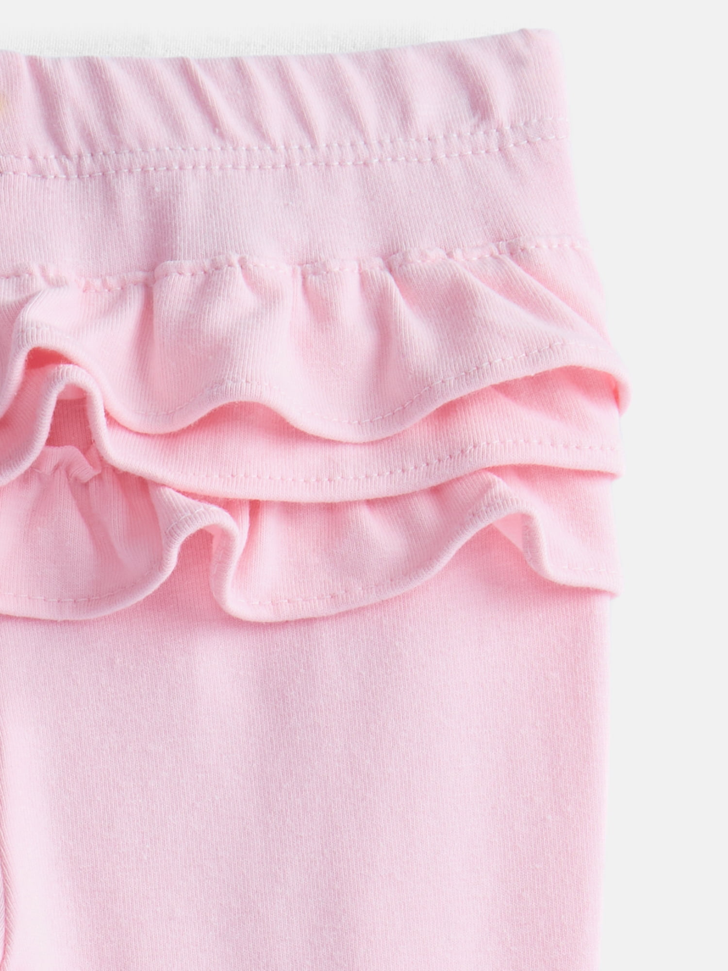 Wonder Nation Baby Girls Ruffle Leggings, Sizes 0-24M