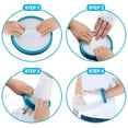 thumbnail image 3 of Ruiboury Shower Hand Cover Waterproof Dressing Wrist Palm Cast Protector Adults Kids Leg Bathing Bandages Fracture, 3 of 6