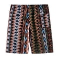 thumbnail image 3 of TIHLMK Men's Drawstring Print Beach Shorts Holiday Style Beach Shorts, 3 of 7