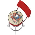 thumbnail image 5 of Trademark Gameroom Coca-Cola Brazil Drink a Coke Bar Stool with Back Rest, 5 of 6