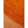 thumbnail image 6 of Rugsotic Carpets Handmade Rugs Hand Knotted Loom Round 6'x6' Orange Wool for Indoor Use, 6 of 7