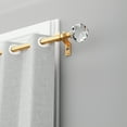 thumbnail image 5 of 2 Pack 3/4 Inch Diameter Adjustable Curtain Metal Rod with Round Clear Acrylic Ball Finials，28 to 48 Inch, 5 of 6