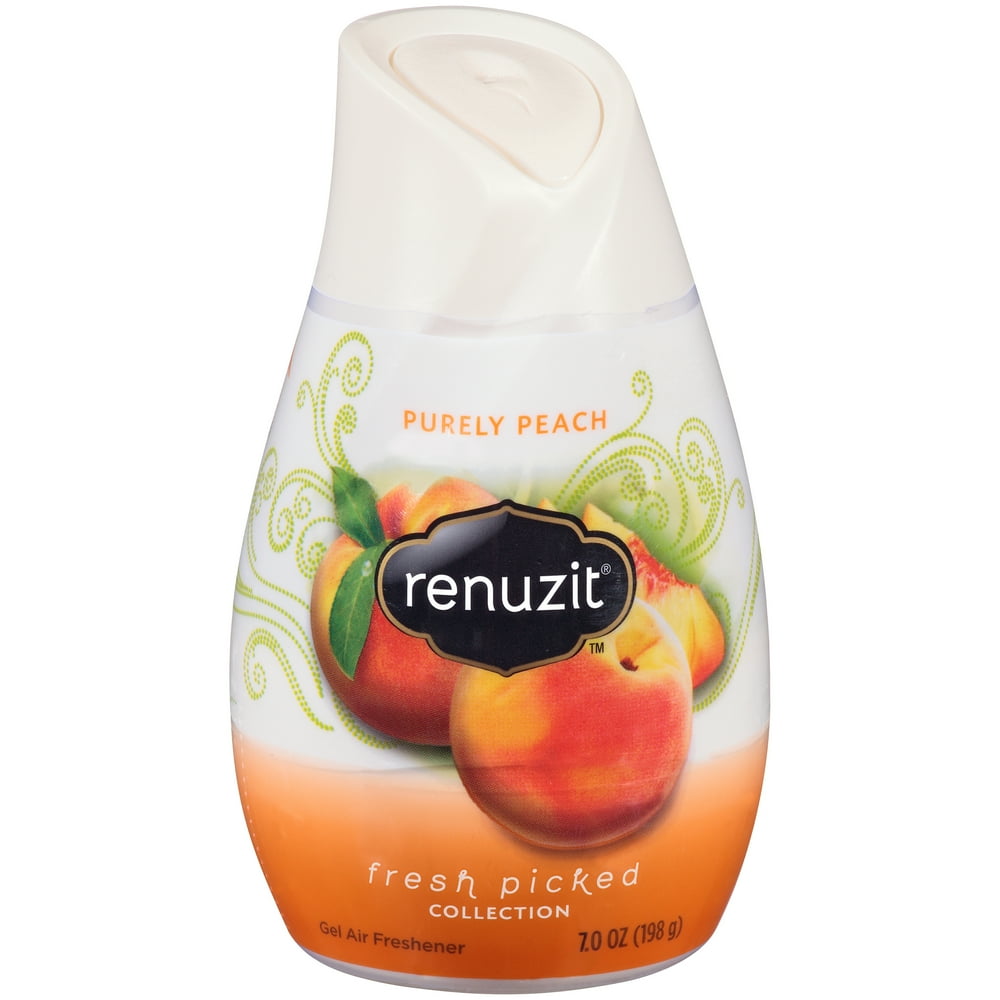 Renuzit Gel Air Freshener, Purely Peach, 7.0 Ounce