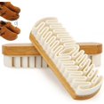 thumbnail image 1 of Suede Shoe Brush and Eraser, 2025 New Suede Brush and Eraser, Soft Suede Shoe Brush Cleaner, Suede Cleaning Brush for Shoes, Bags, Jacket, Purse, Sofa with Wooden Handle, Stain Eraser (2pcs), 1 of 7