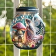 thumbnail image 4 of Hometravel Winged Mushroom Fairy Pendant, Painted Ornament for Window Display, Whimsical Hanging Decor for Room, Fantasy Theme Decorative Piece, 4 of 6