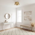 thumbnail image 4 of SC13282GD Artcraft Lighting Morning Mist - 3 Light Semi-Flush Mount, 4 of 5