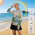 thumbnail image 5 of FORMRS Womens Long Sleeve Shirts UPF 50+ Sun Protection Quick Dry Fishing Hiking Tops, Size S-2XL, Yellow Window, 5 of 8