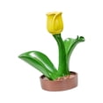 thumbnail image 2 of Estante para vino tinto, regalos de vino, decoración de resina, soporte creativo moderno para champán, soporte para botellas, estante de resina para Tulipán amarillo, 2 of 9