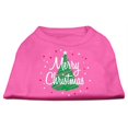 thumbnail image 1 of Scribbled Merry Christmas Screenprint Shirts  Bright Pink L (14), 1 of 2