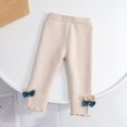 thumbnail image 2 of Girl Pants Size 7-8 Children Kids Baby Boys Girls Rain Dungarees Windproof Mud Breathable Bottoms Pants Trousers Girl Cargo Pants Capris Baggy Joggers Pants Z0D-Beige, 0-6 Months, 2 of 4