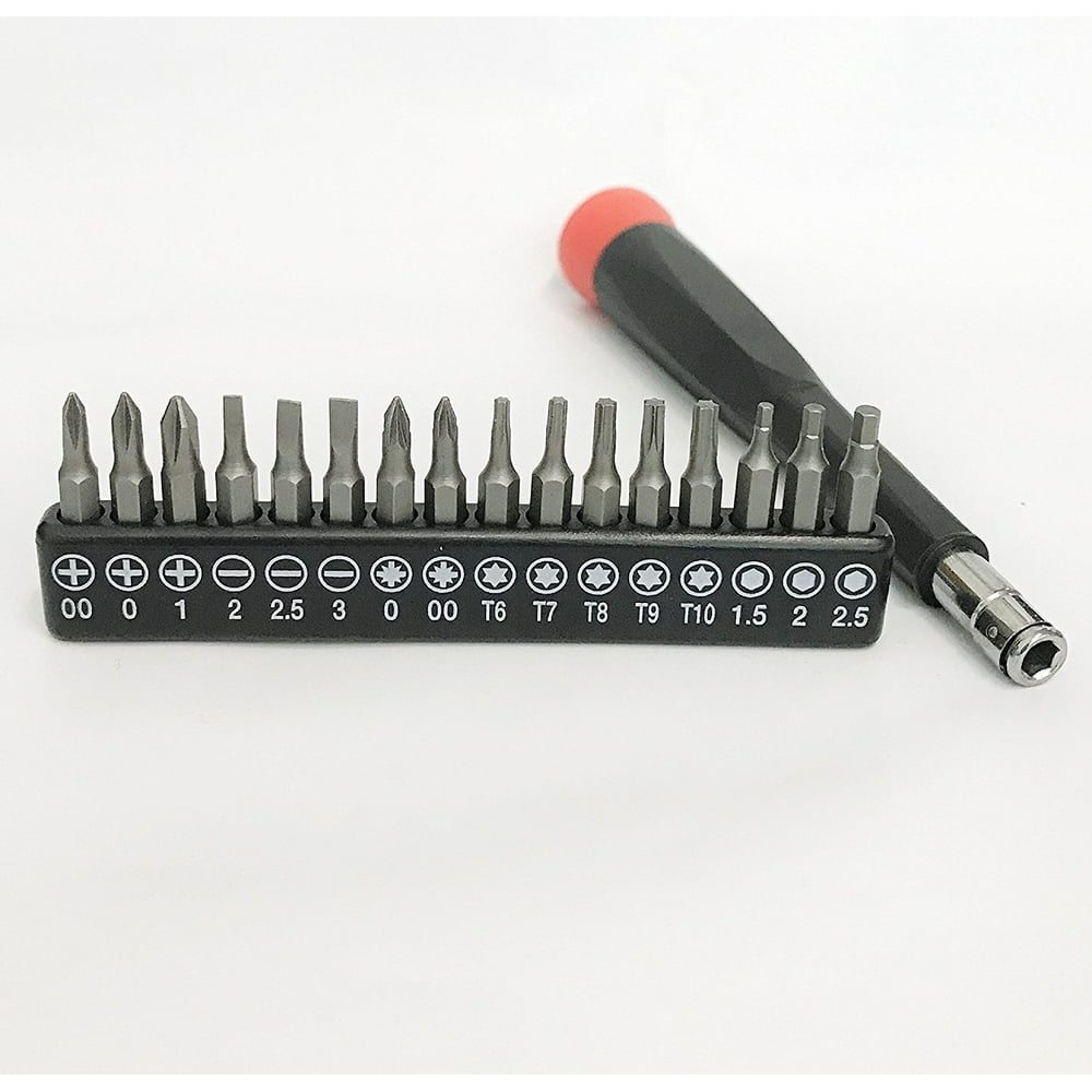 17pc Precision Screwdriver Set Jeweler Phillips Flat Head Torx Tips