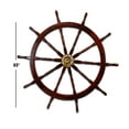 thumbnail image 2 of Wooden Ship Wheel, 58", 2 of 3