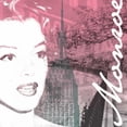 thumbnail image 3 of Grey, Jace 20x20 Black Modern Framed Museum Art Print Titled - NY Monroe Pink, 3 of 5