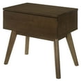 thumbnail image 1 of Modern Contemporary Urban Design Bedroom Living Room Nightstand End Table, Wood, Brown, 1 of 6