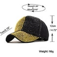 thumbnail image 3 of LINLIN Baseball Cap for Women, Mens Sun Hat Baseball Hat Outdoor Adjustable Sports Hat Hip Hop Headwear Unisex, 3 of 5