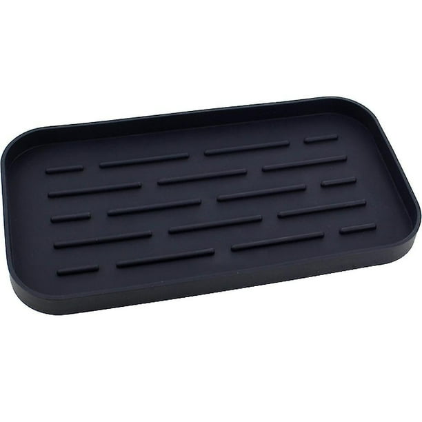 Sponges Holder - Kitchen Sink Organizer Silicone Tray For Sponge, Soap 