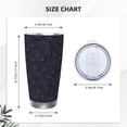 thumbnail image 4 of Fotbe Copper-Gold Gloss Outline Rose1 Pattern 20 oz Tumbler Stainless Steel Vacuum Insulated Coffee Ice Cup Double Wall Travel Flask Leak-proof Coffee Cup-Without Straw, 4 of 8