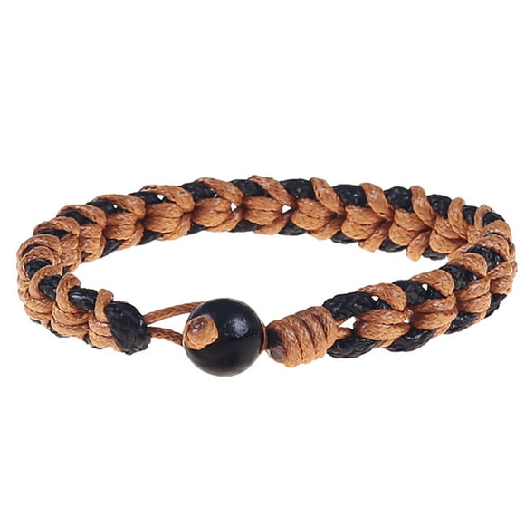 Cuerda tejida hecha a mano hombres pulsera de moda pulseras de moda retro