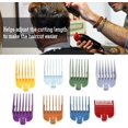 thumbnail image 3 of Hair Clipper Guide Combs, 8 Sizes Colored Limit Comb Hair Clipper Haircut Guide Attachment Size Comb, 3 of 8