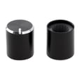 thumbnail image 2 of Miulika 100 Pieces Adjustable Rotate Button Potentiometer Control Knobs, Aluminum Rotary black, 2 of 9