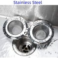 AcserGery 2 Pack 4.5" Kitchen Sink Drain Strainers Stainless Steel