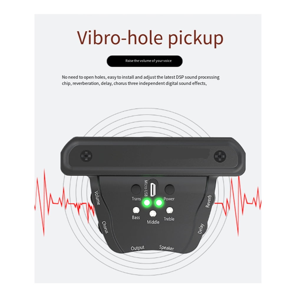 -APE301 Acoustic Guitar Vibration Pickup Vibration Musical Instrument Accessories